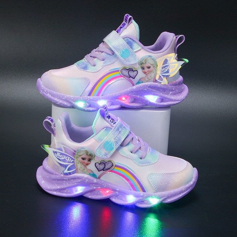 Thermabuild | LED Princess Sneakers with Child-Safe Traction Control