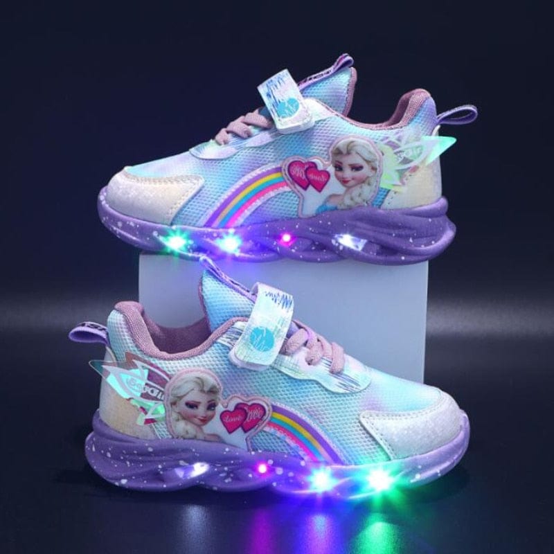 Thermabuild | LED Princess Sneakers with Child-Safe Traction Control