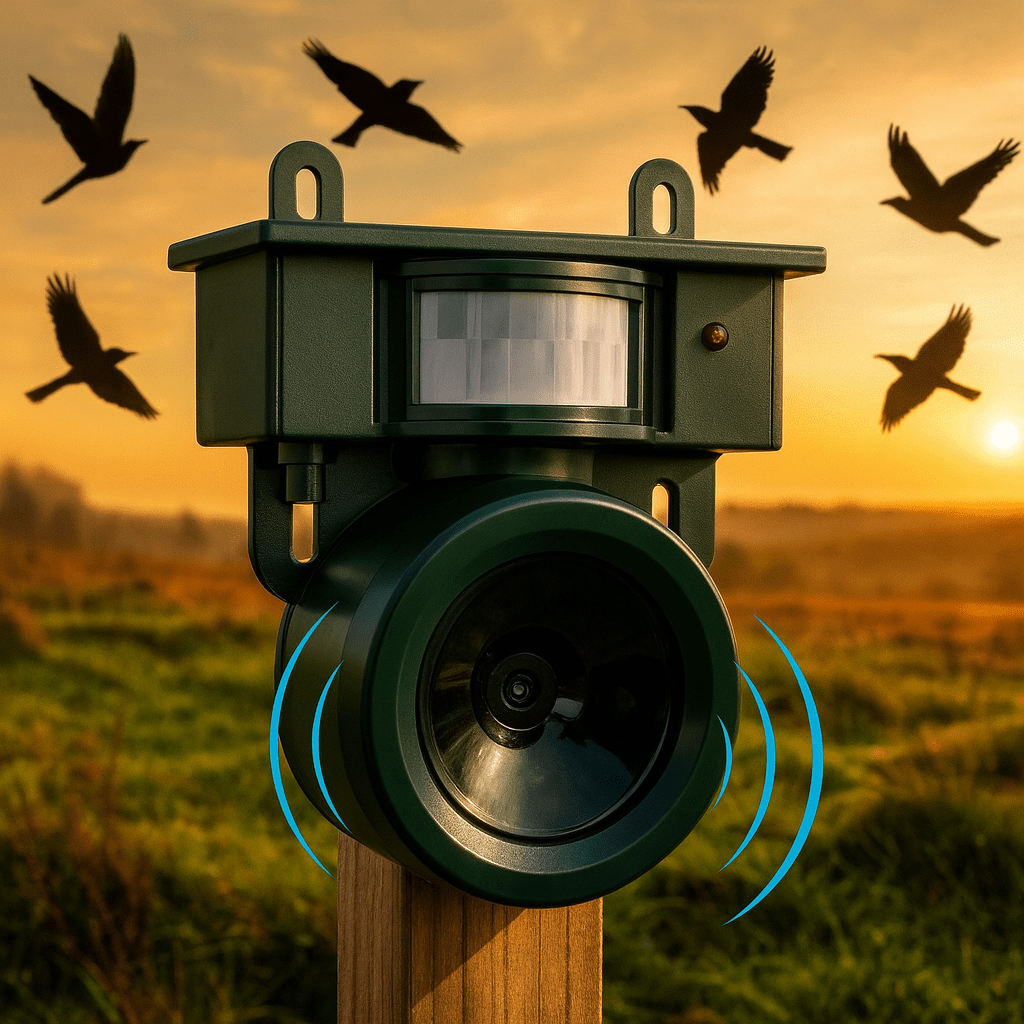 Thermabuild | Motion-Activated Bird Repeller for Quiet & Clean Outdoor Spaces