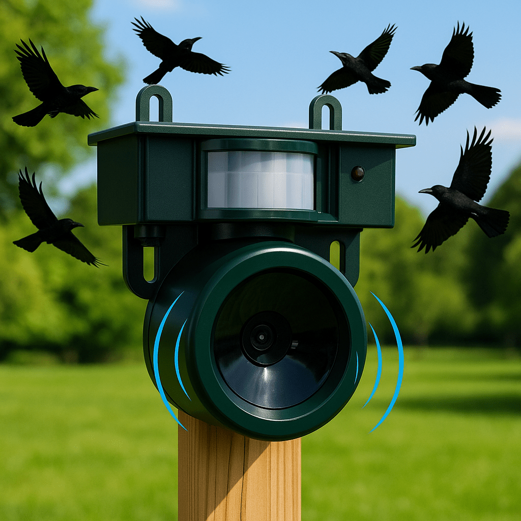 Thermabuild | Motion-Activated Bird Repeller for Quiet & Clean Outdoor Spaces