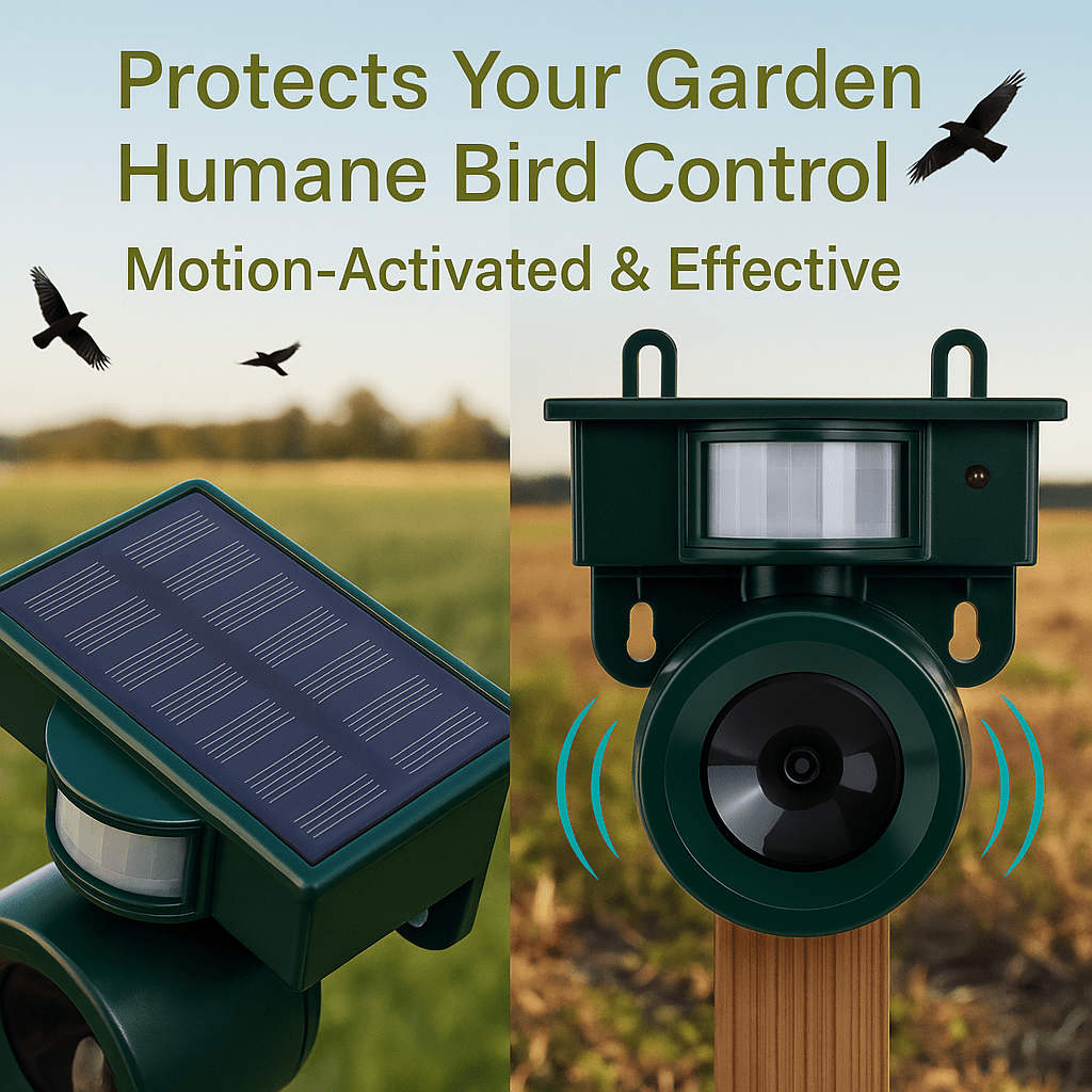 Thermabuild | Motion-Activated Bird Repeller for Quiet & Clean Outdoor Spaces