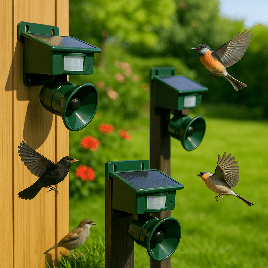 Thermabuild | Motion-Activated Bird Repeller for Quiet & Clean Outdoor Spaces