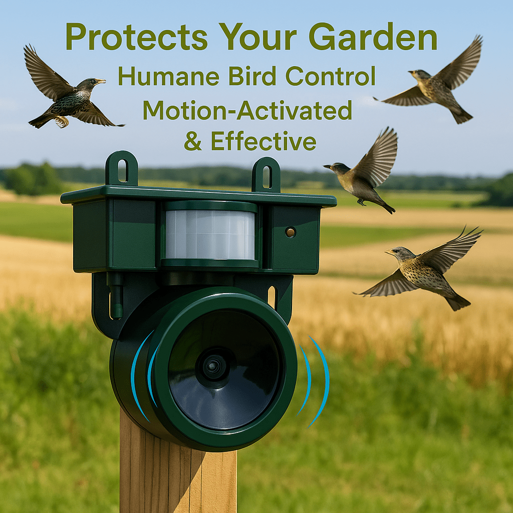 Thermabuild | Motion-Activated Bird Repeller for Quiet & Clean Outdoor Spaces