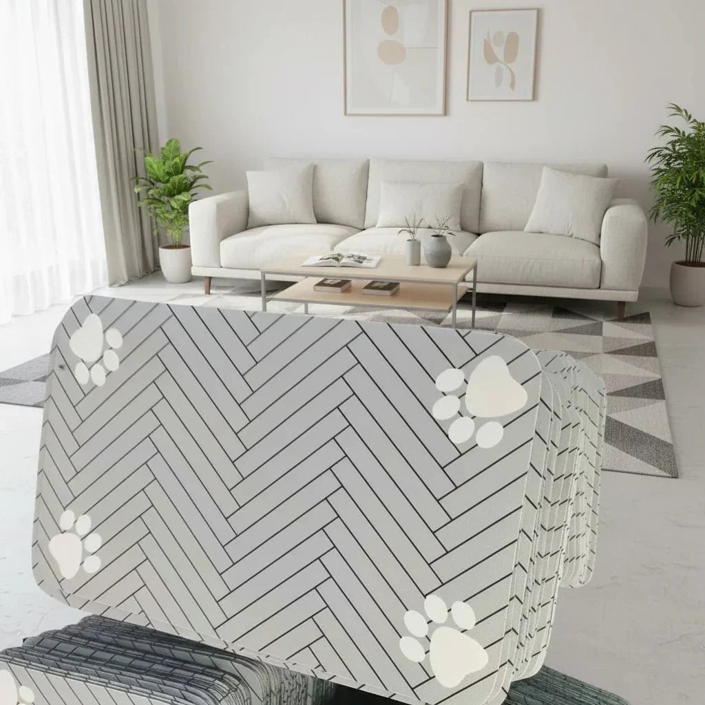 Thermabuild | Absorbent Pet Bowl Mat for Clean Floors