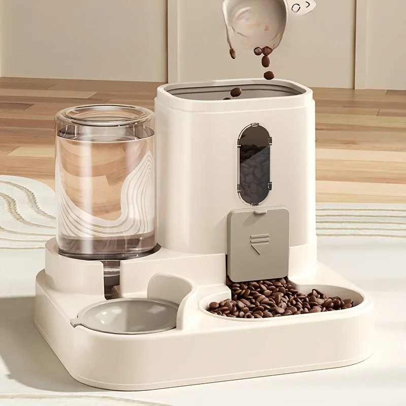 Thermabuild | 2 in 1 Dog and Cat Feeder with Water Dispenser