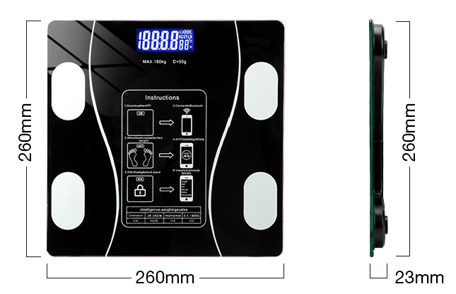 Thermabuild | Intelligent Body Analysis Scale for Health Monitoring and Progress Tracking
