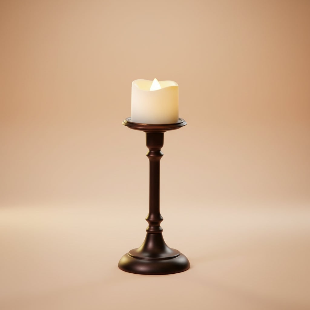 Thermabuild | Halloween Flameless LED Tea Lights Battery Operated Candles with Flickering Warm Glow and Flame