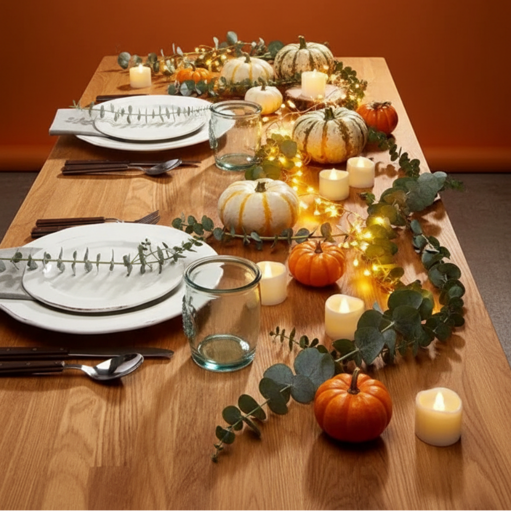 Thermabuild | Halloween Flameless LED Tea Lights Battery Operated Candles with Flickering Warm Glow and Flame
