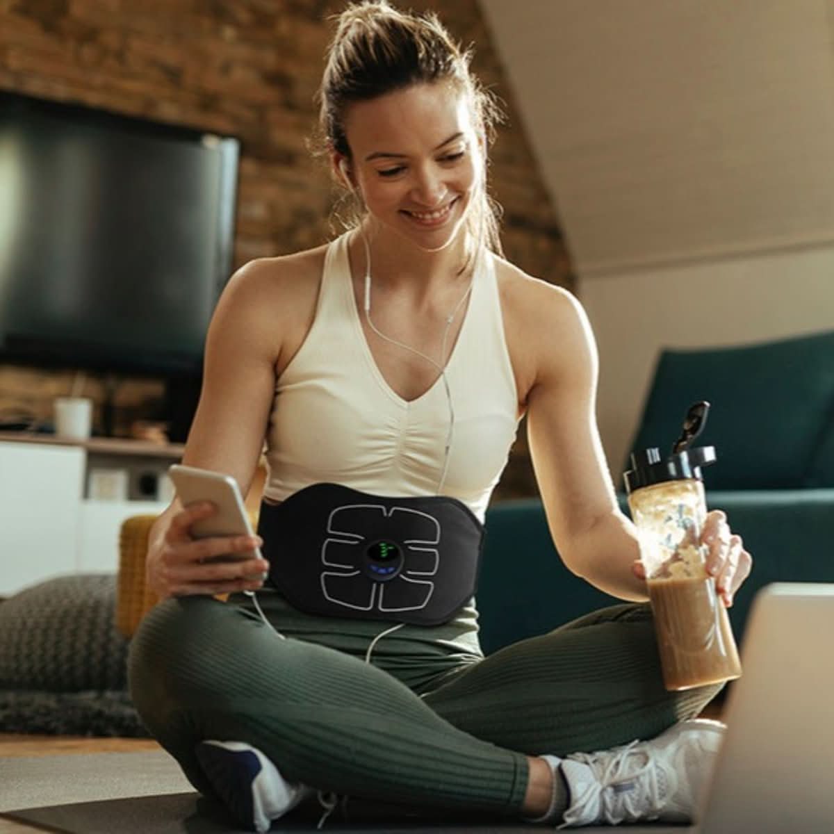 Thermabuild | EMS Ab Muscle Trainer for Toned Core