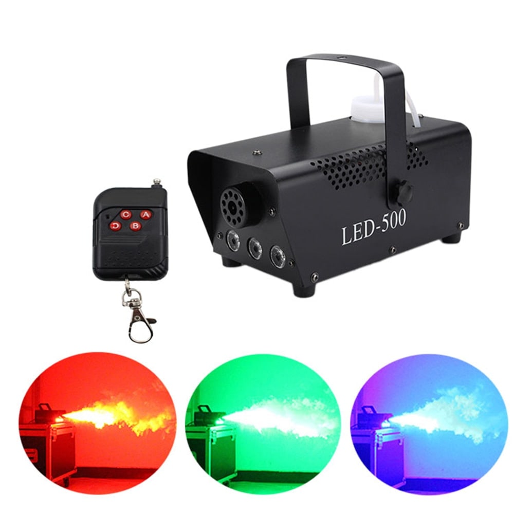 Thermabuild | Halloween Fog Machine Smoke with Built-In LED Lights Wireless Remote for Party Decoration