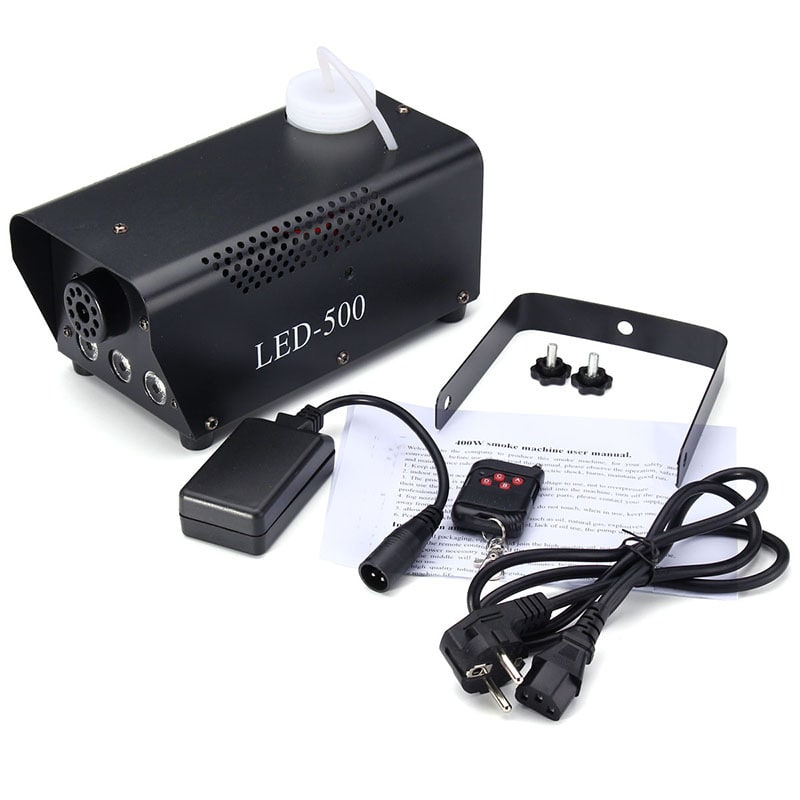 Thermabuild | Halloween Fog Machine Smoke with Built-In LED Lights Wireless Remote for Party Decoration