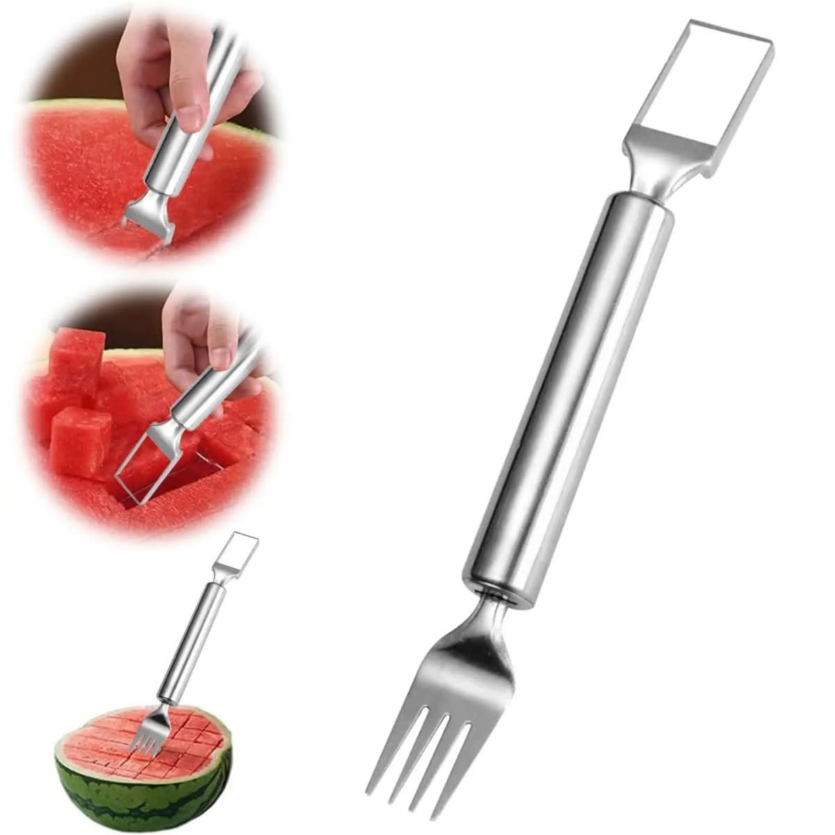 Thermabuild | Dual Blade & Fork for Effortless Fruit Preparation