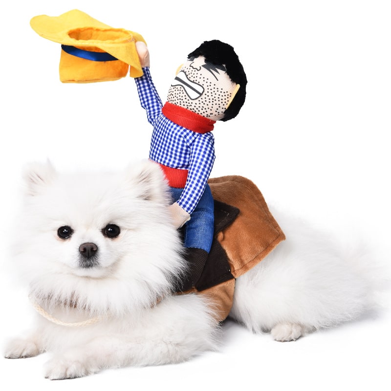 Thermabuild | Funny Dog Costume with Novelty Holiday Designs and Adjustable Closures Halloween
