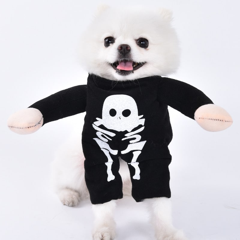 Thermabuild | Funny Dog Costume with Novelty Holiday Designs and Adjustable Closures Halloween