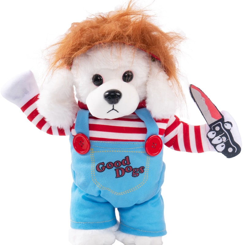 Thermabuild | Funny Dog Costume with Novelty Holiday Designs and Adjustable Closures Halloween
