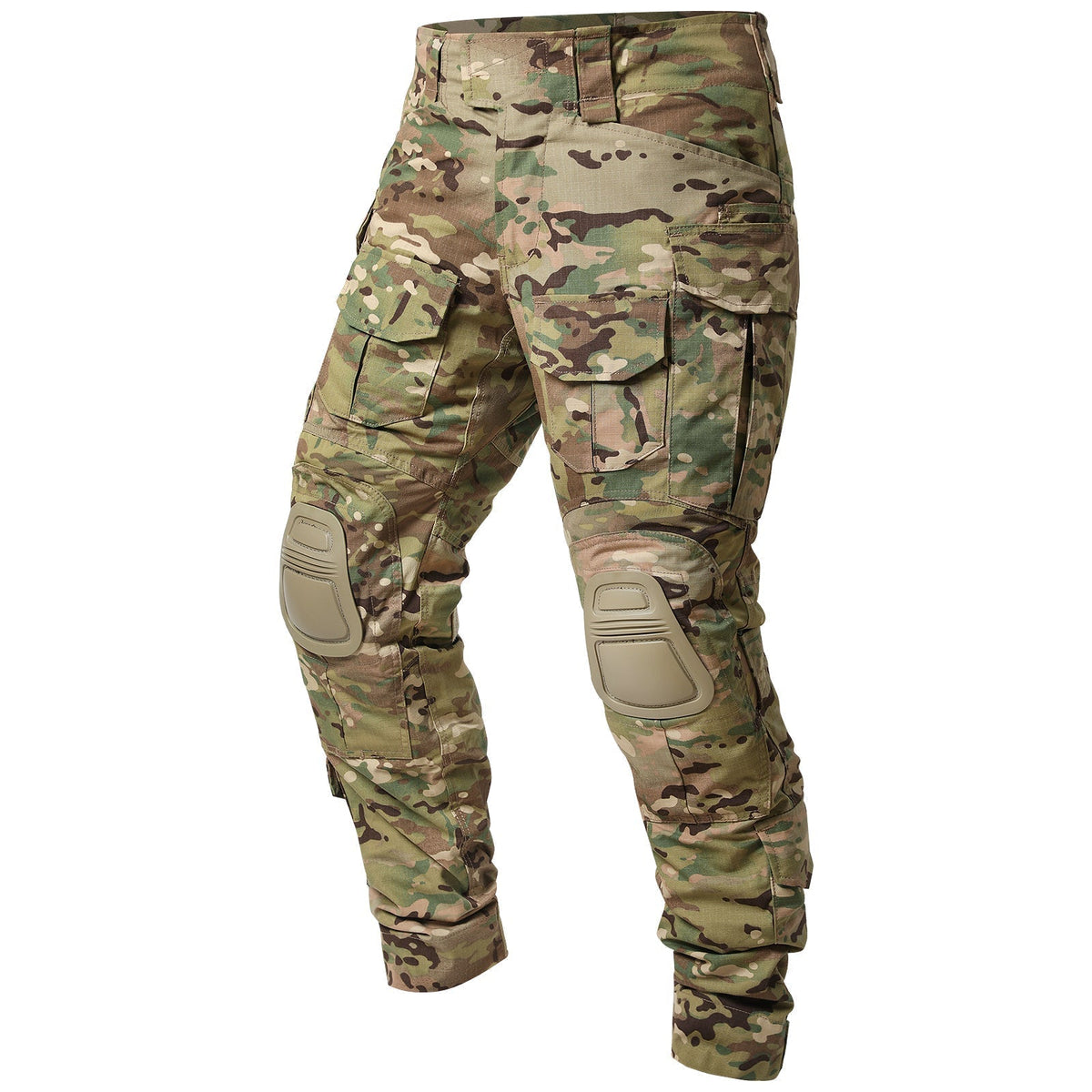 Thermabuild | Rip-Stop Camo Combat Trousers with Knee Pads