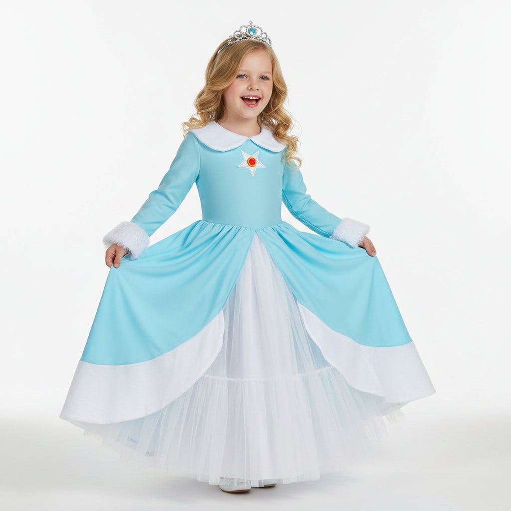 Thermabuild | Girls' Halloween Princess Costume and Dress Up Accessories for Games
