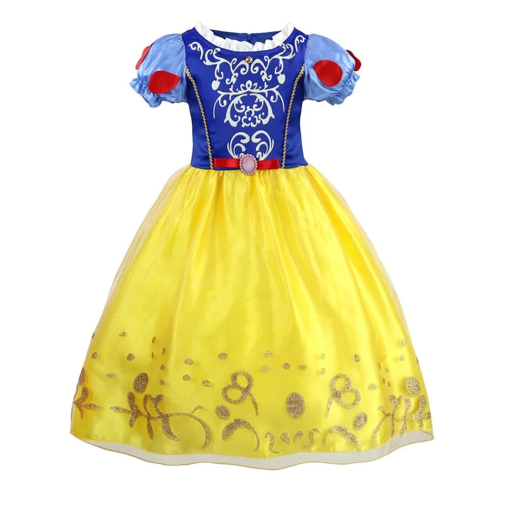 Thermabuild | Girls' Halloween Princess Costume and Dresses for Dress Up Tiara Gloves Games