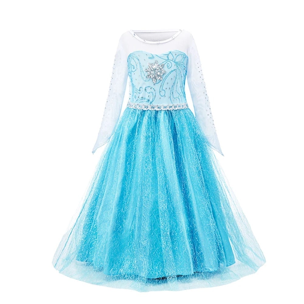 Thermabuild | Girls' Halloween Princess Costume and Dresses for Dress Up Tiara Gloves Games