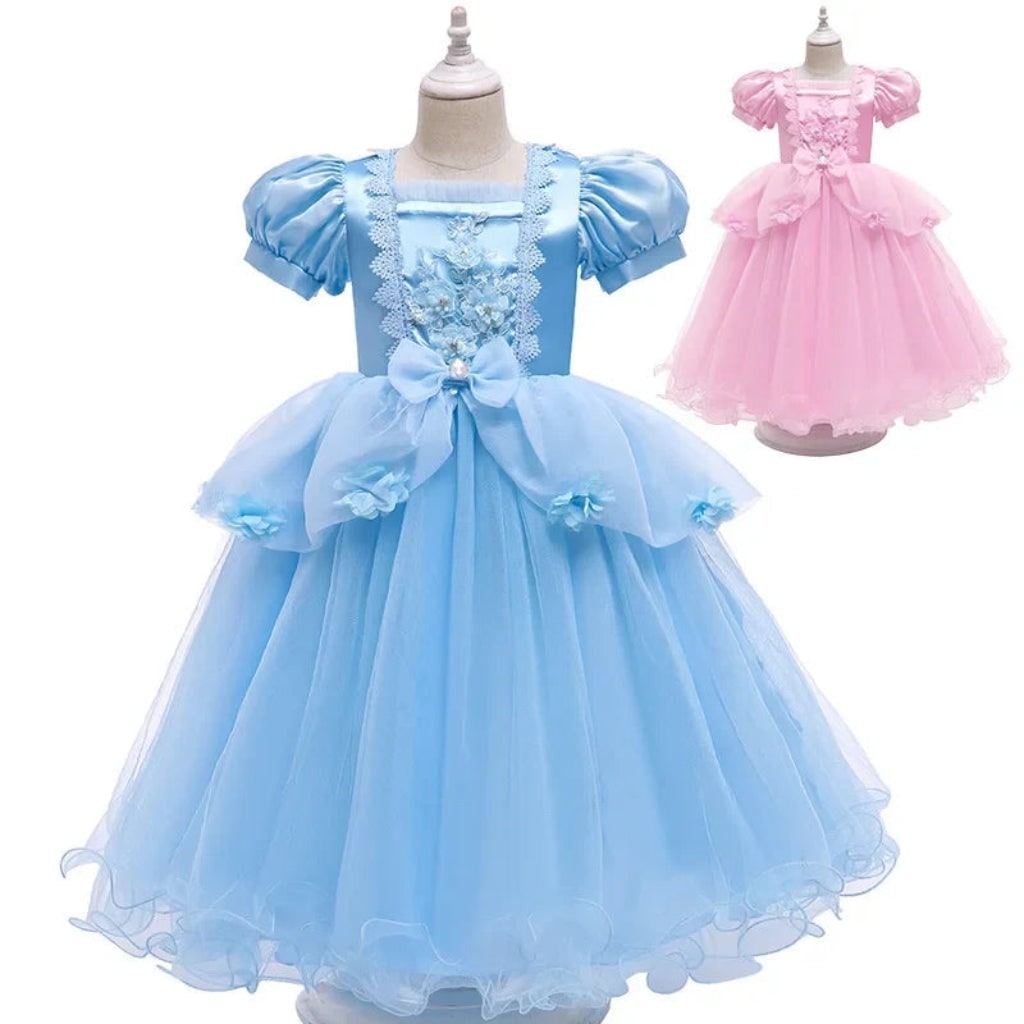 Thermabuild | Girls' Halloween Princess Costume and Dresses with Ball Gown Tulle Skirt Dress Up