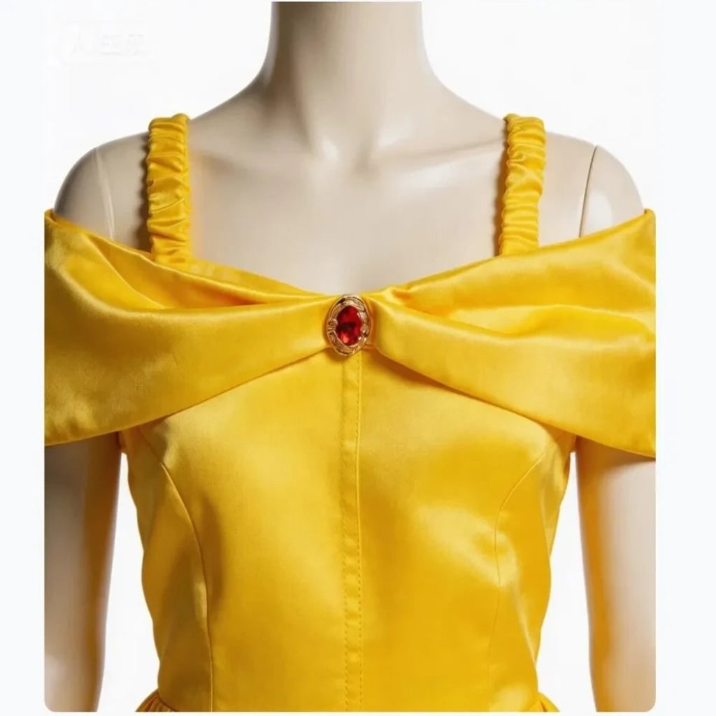 Thermabuild | Girls' Halloween Princess Costume and Dresses with Ball Gown Tiara Scepter and Accessories Set