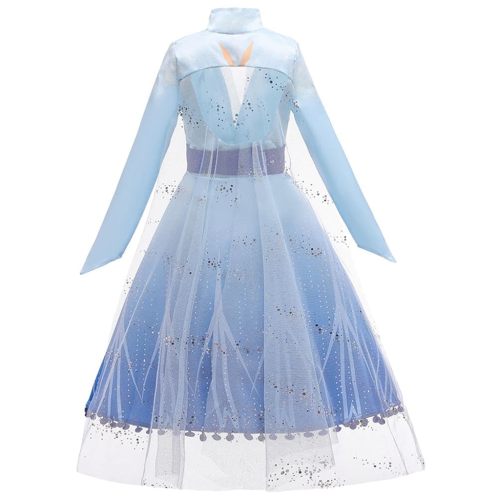 Thermabuild | Girls' Halloween Princess Costume Dress with Cape and Wand Accessory Set