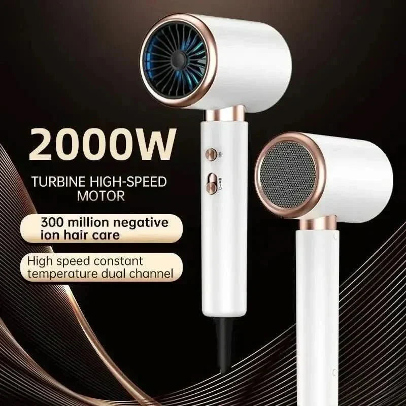 Thermabuild | 2400W Ionic Hair Dryer for Fast, Frizz-Free & Shiny Styling