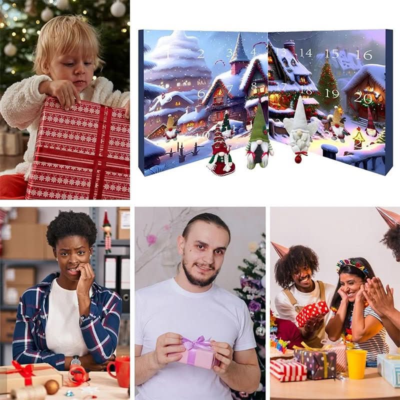 Thermabuild | Handmade Plush Gnome Advent Calendar for a Magical Christmas Countdown