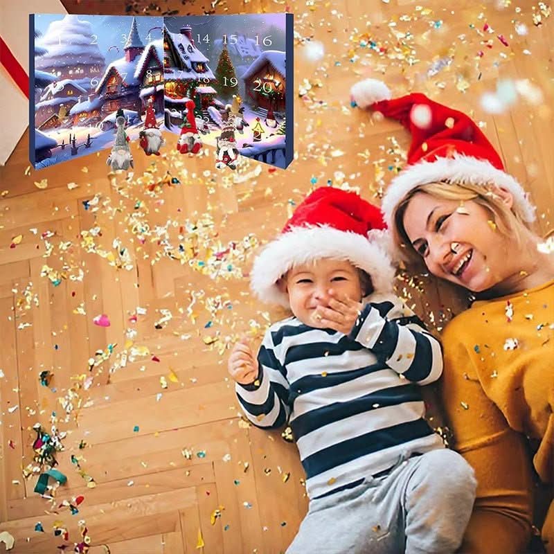 Thermabuild | Handmade Plush Gnome Advent Calendar for a Magical Christmas Countdown