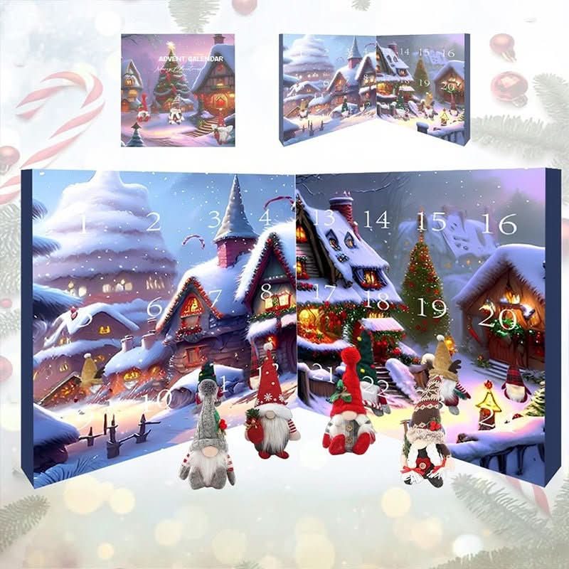 Thermabuild | Handmade Plush Gnome Advent Calendar for a Magical Christmas Countdown