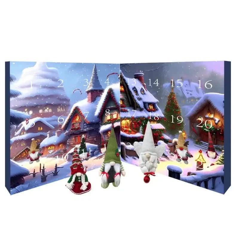 Thermabuild | Whimsical Gnome Advent Calendar with 24 Handmade Figures