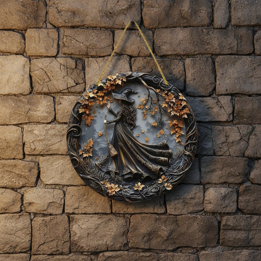 Thermabuild | Halloween 3D Relief Wall Art Panel Decor Gnarled Branch Border and Twisted Rope Hanger for Home