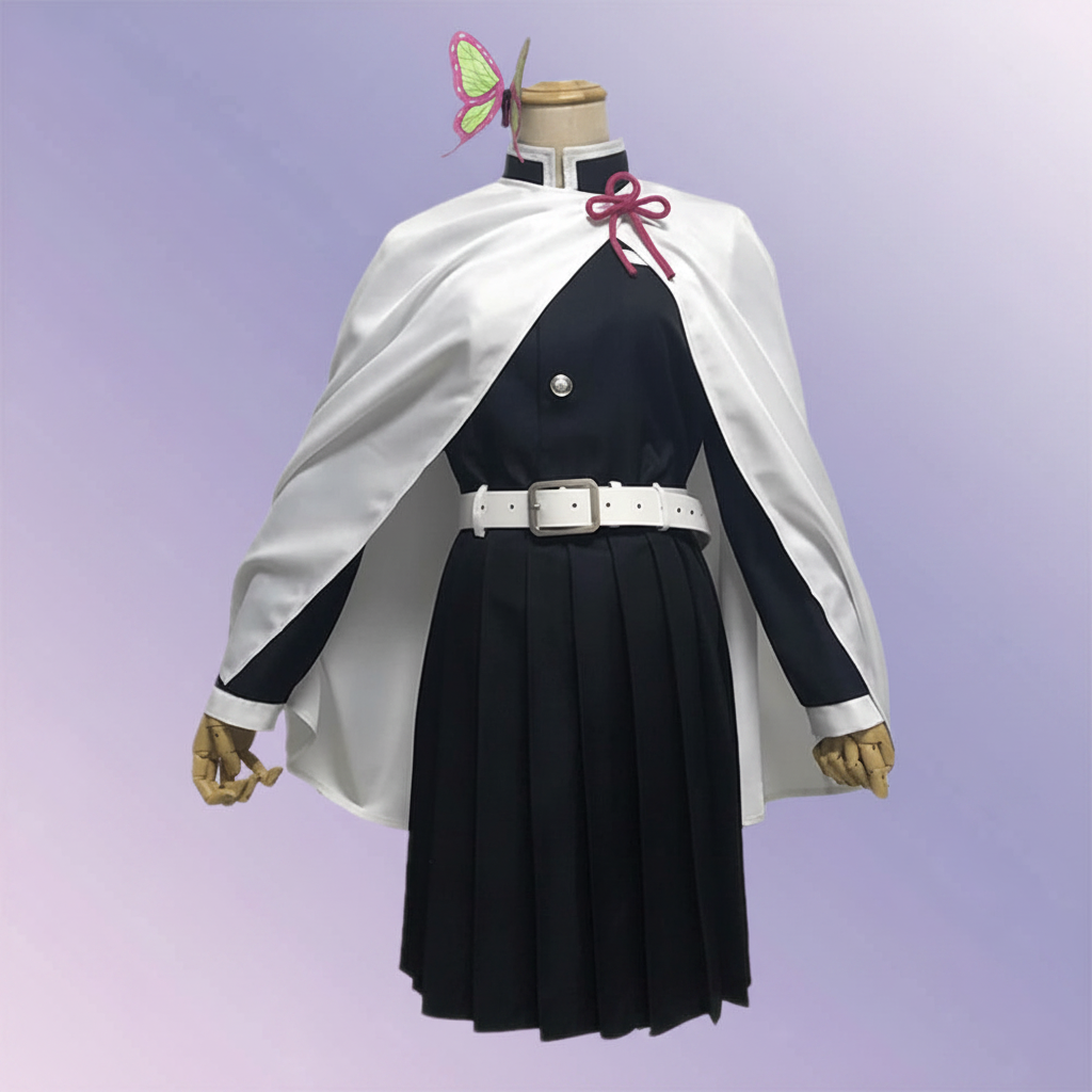 Thermabuild | Halloween Anime Cosplay Costume and Outfits for Character Dress Up with Haori Jacket and Leg Wraps