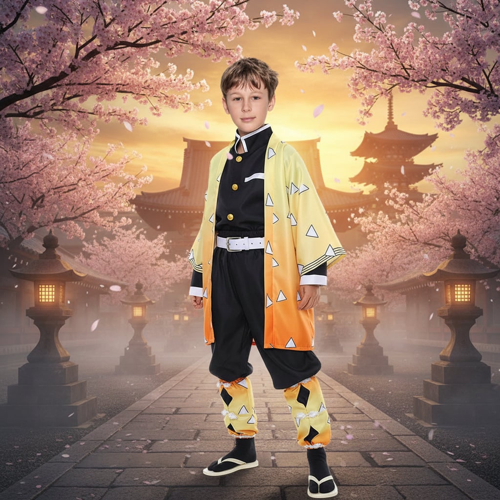 Thermabuild | Halloween Anime Cosplay Costume and Outfits Set with and LED for Character Fans