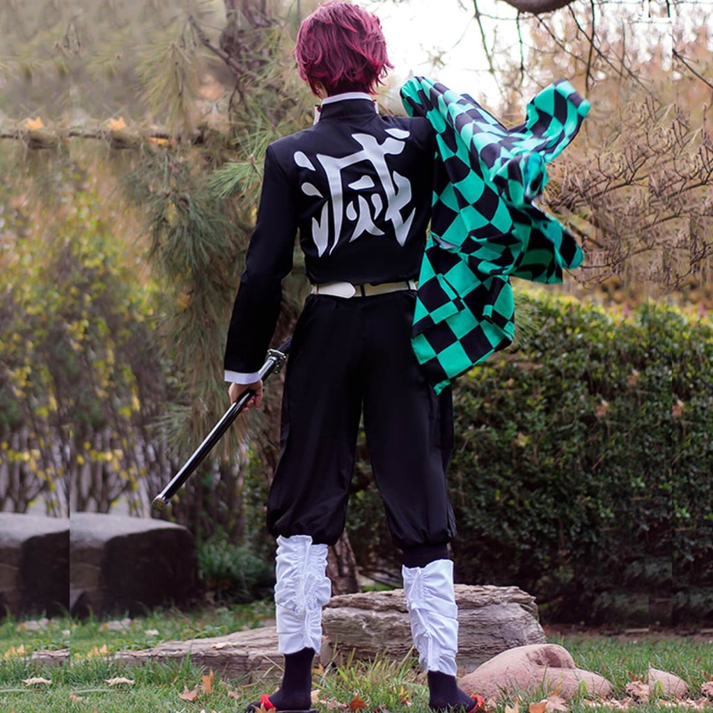 Thermabuild | Halloween Anime Cosplay Costume and Outfits with Checkered Haori Coat and Character