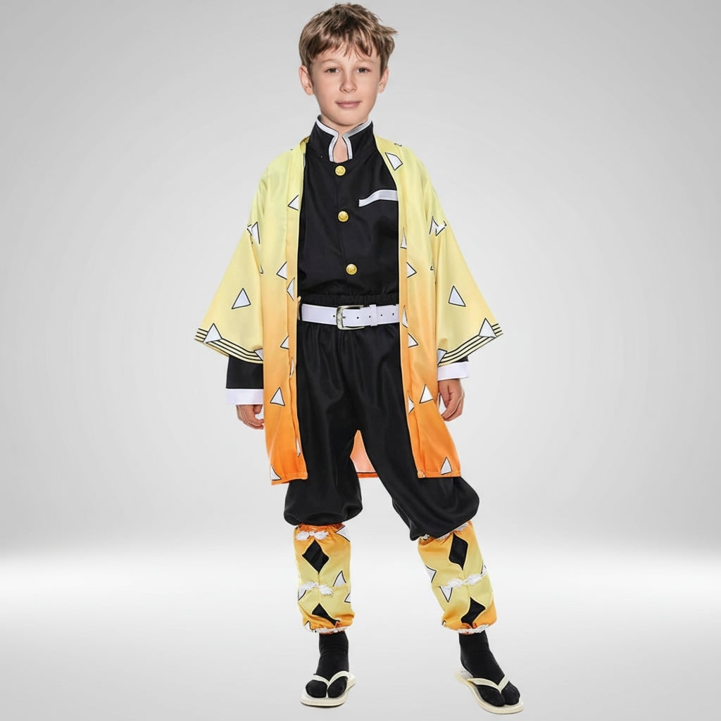 Thermabuild | Halloween Anime Cosplay Costume and Outfits with Haori Jacket Checkered Pattern