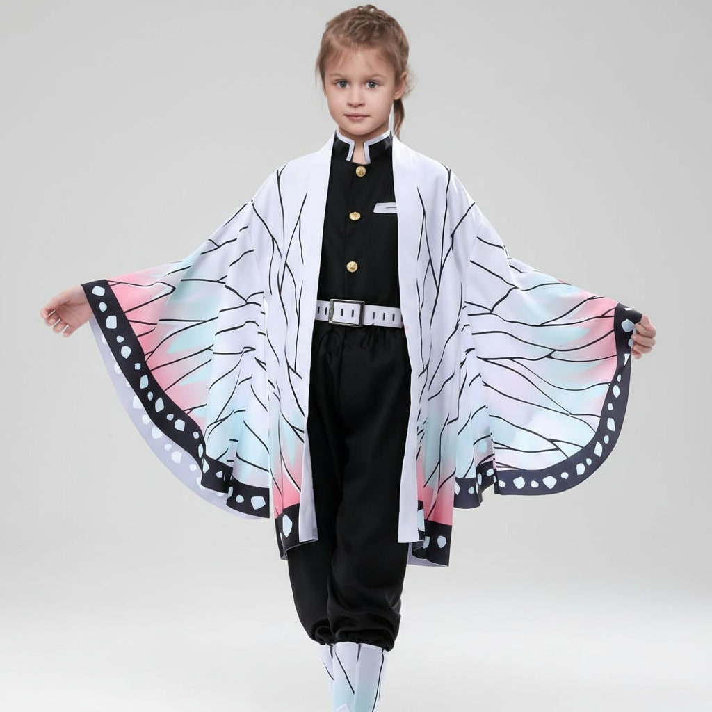Thermabuild | Halloween Anime Cosplay Costume and Outfits with Haori Jacket Checkered Pattern