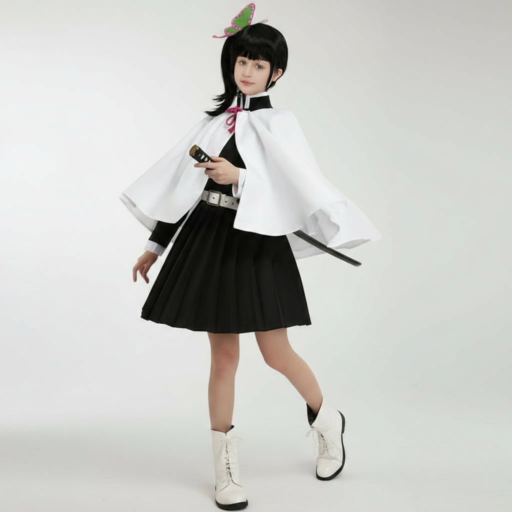Thermabuild | Halloween Anime Cosplay Costume and Outfits with Haori Jacket Checkered Pattern