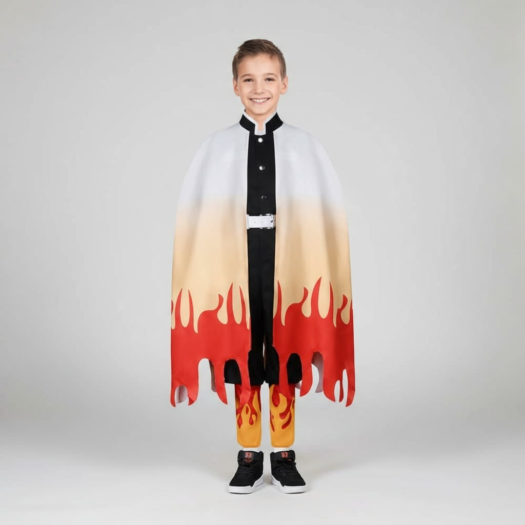 Thermabuild | Halloween Anime Cosplay Costume and Outfits with Haori Jacket Checkered Pattern