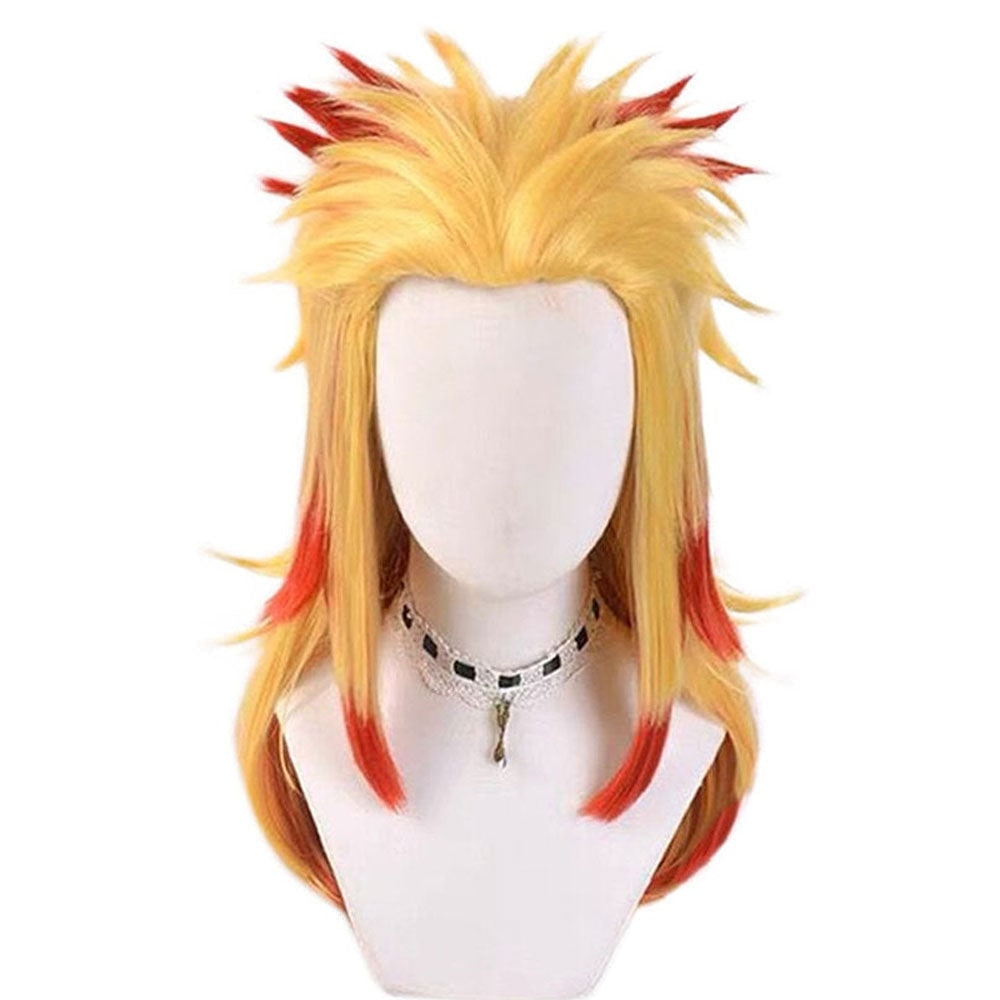 Thermabuild | Halloween Anime Cosplay Costume Wig with Long Wavy Styling for Dress Up and Party Events