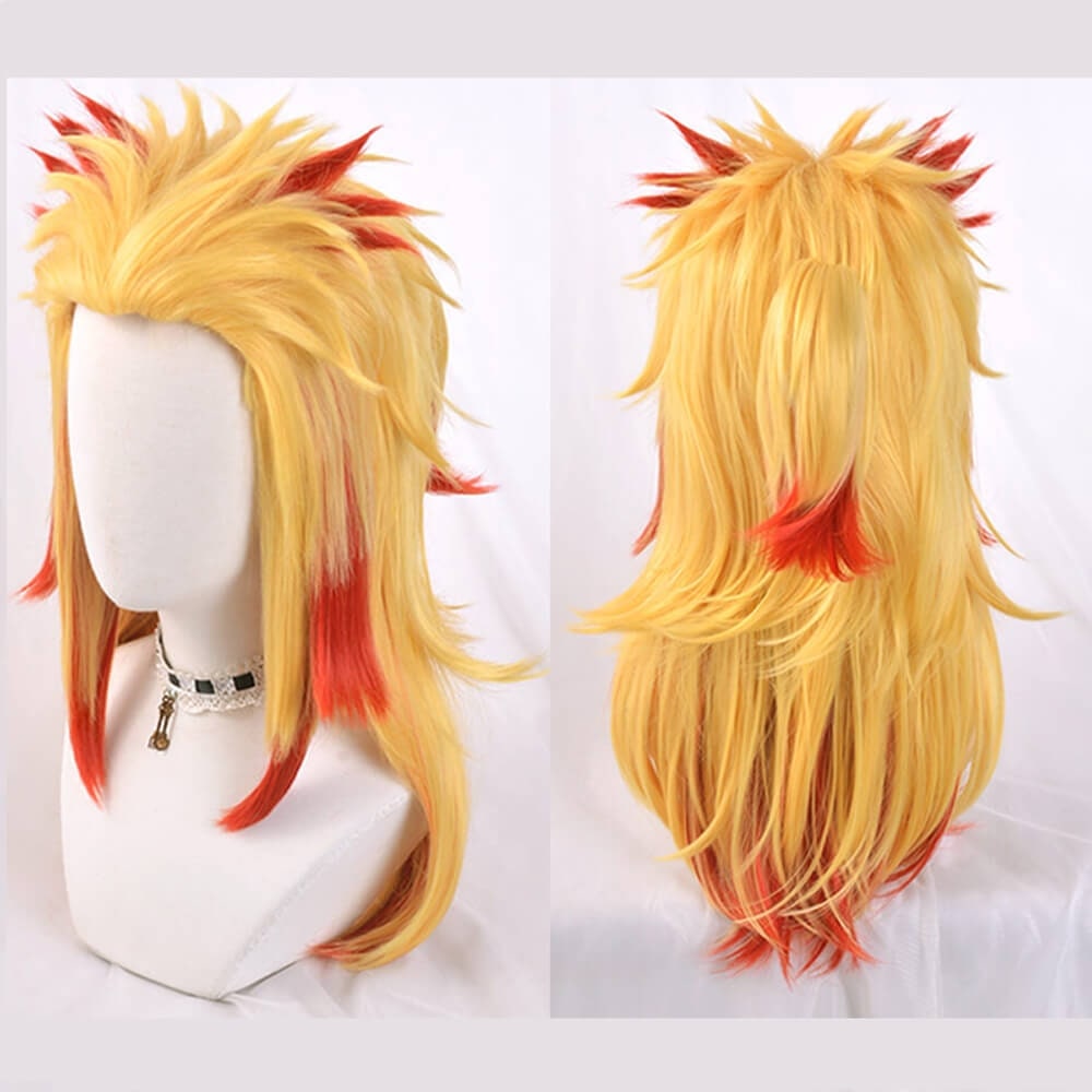 Thermabuild | Halloween Anime Cosplay Costume Wig with Long Wavy Styling for Dress Up and Party Events