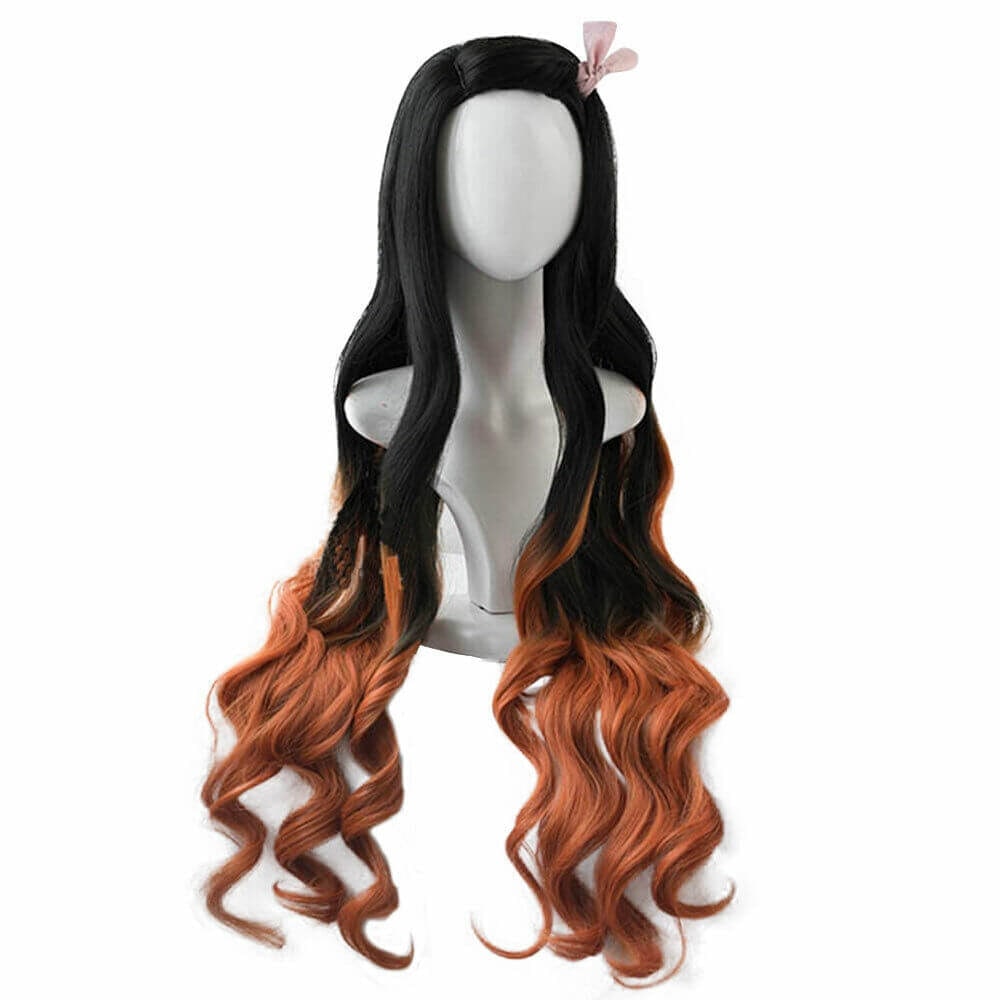 Thermabuild | Halloween Anime Cosplay Costume Wig with Long Wavy Styling for Dress Up and Party Events