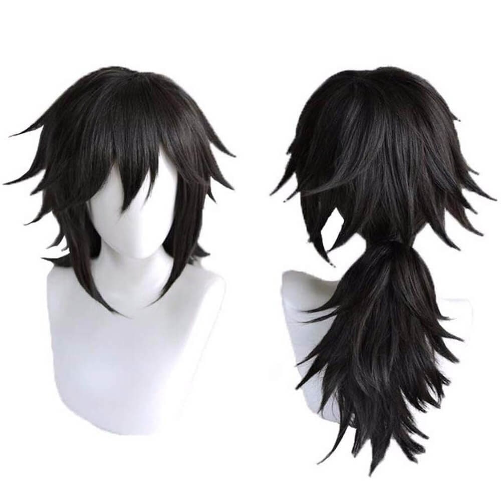 Thermabuild | Halloween Anime Cosplay Costume Wig with Long Wavy Styling for Dress Up and Party Events