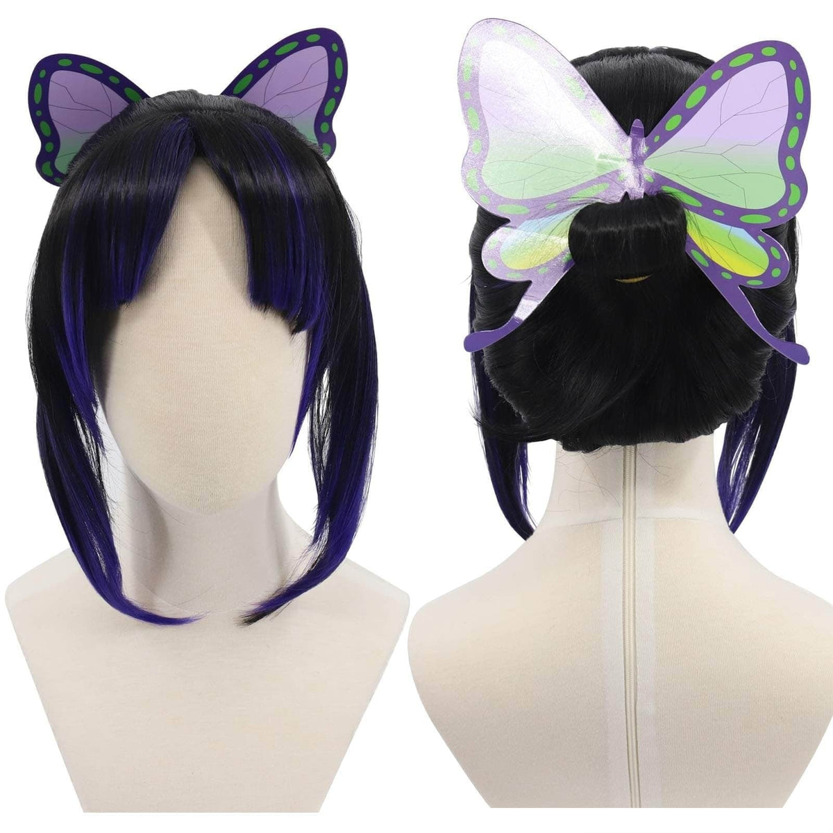 Thermabuild | Halloween Anime Cosplay Costume Wig with Long Wavy Styling for Dress Up and Party Events