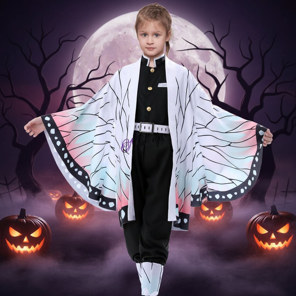 Thermabuild | Halloween Anime Cosplay Costume with Japanese Character Accessories Kimono Haori and Set