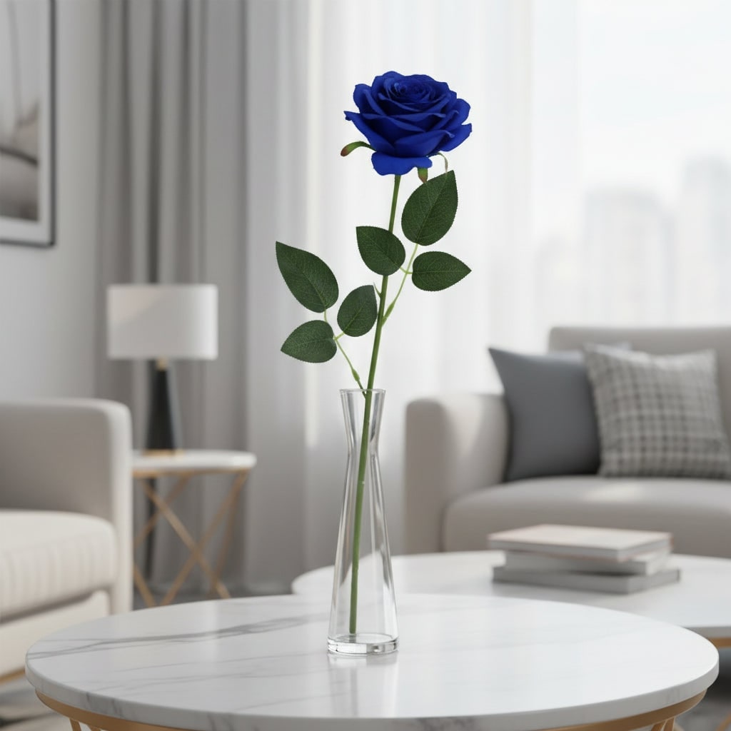 Thermabuild | Halloween Artificial Flowers Fake Roses Bulk Faux Long Stem for Decoration and Party Arrangement