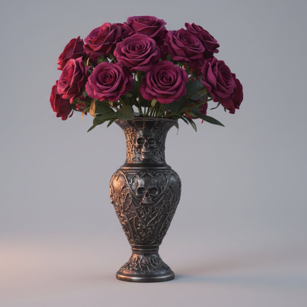Thermabuild | Halloween Artificial Roses Bulk Big Bouquet with Realistic Petals for Seasonal Decoration