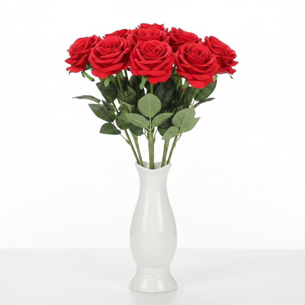 Thermabuild | Halloween Artificial Roses Bulk Big Bouquet with Realistic Petals for Seasonal Decoration