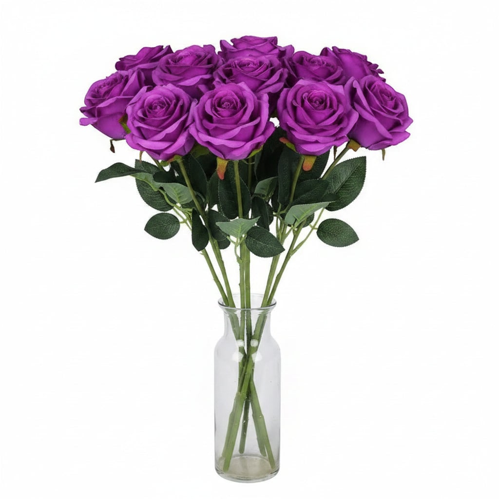 Thermabuild | Halloween Artificial Roses Bulk Big Bouquet with Realistic Petals for Seasonal Decoration