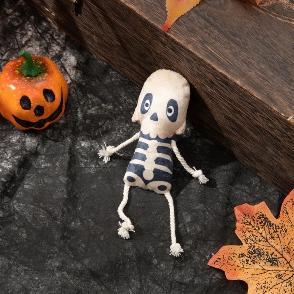 Thermabuild | Halloween Cat Toys for Interactive Plush Play with Catnip Ghost and Pumpkin Designs Biting